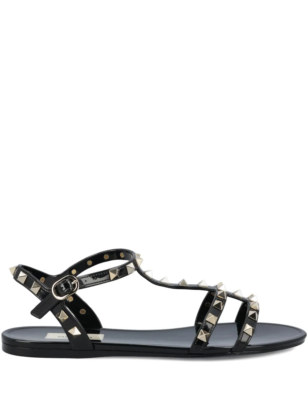Valentino Garavani rockstud strap sandals Zwart