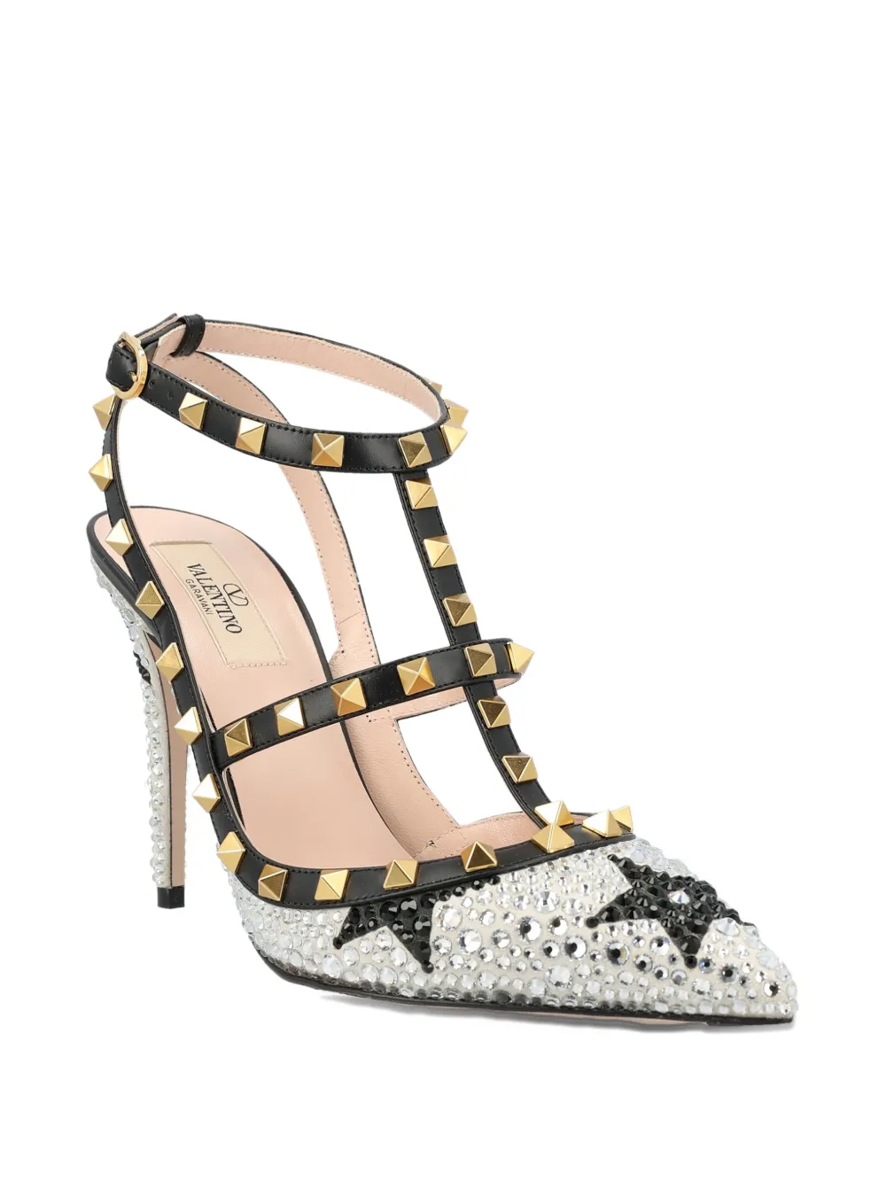 Valentino Garavani Rockstud star-motif embellished pumps Wit