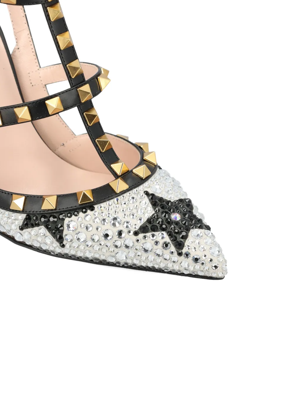 Valentino Garavani Rockstud star-motif embellished pumps Wit