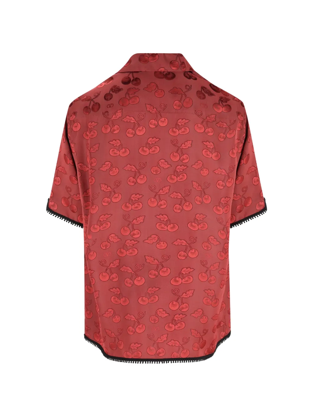 Valentino Garavani Overhemd met jacquard-patroon Rood