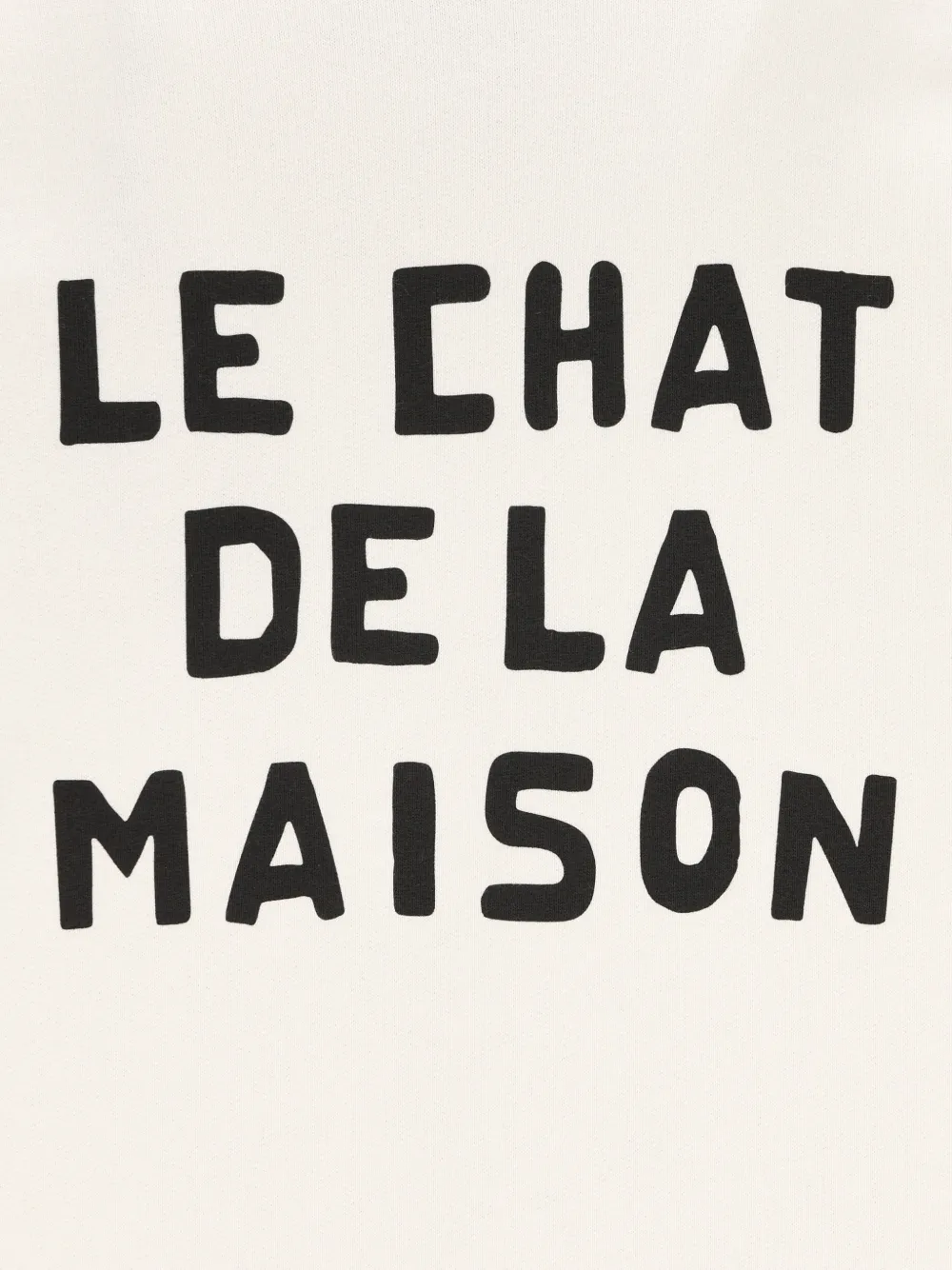 Valentino Garavani Katoenen sweater met capuchon en Le Chat de la Maison print Beige