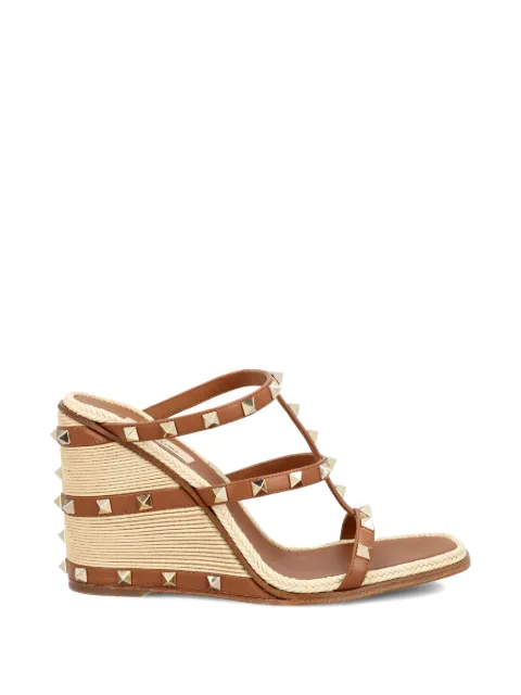 Valentino Garavani Rockstud wedge sandals