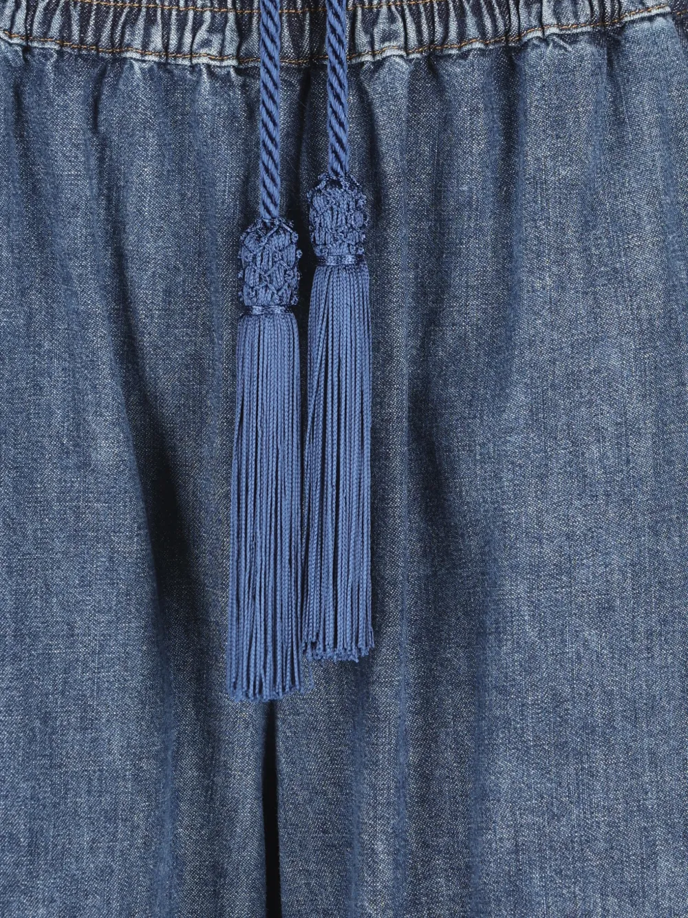 Valentino Garavani Jeans met kwastje en wijde pijpen Blauw
