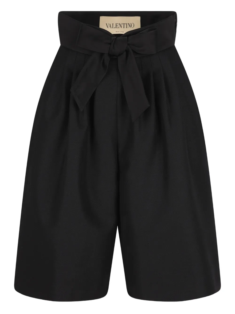 Valentino Garavani bow-detail shorts - Nero