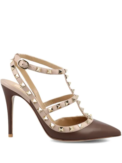 Valentino Garavani studded straps heeled pumps