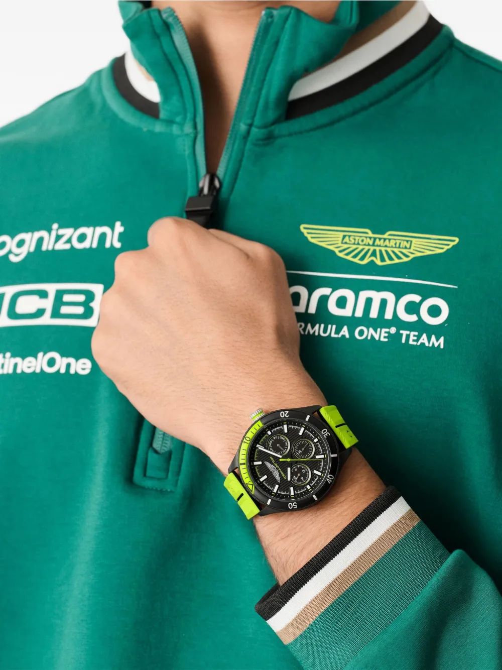 Aston Martin Watches Formula One Team 46 mm horloge - Zwart