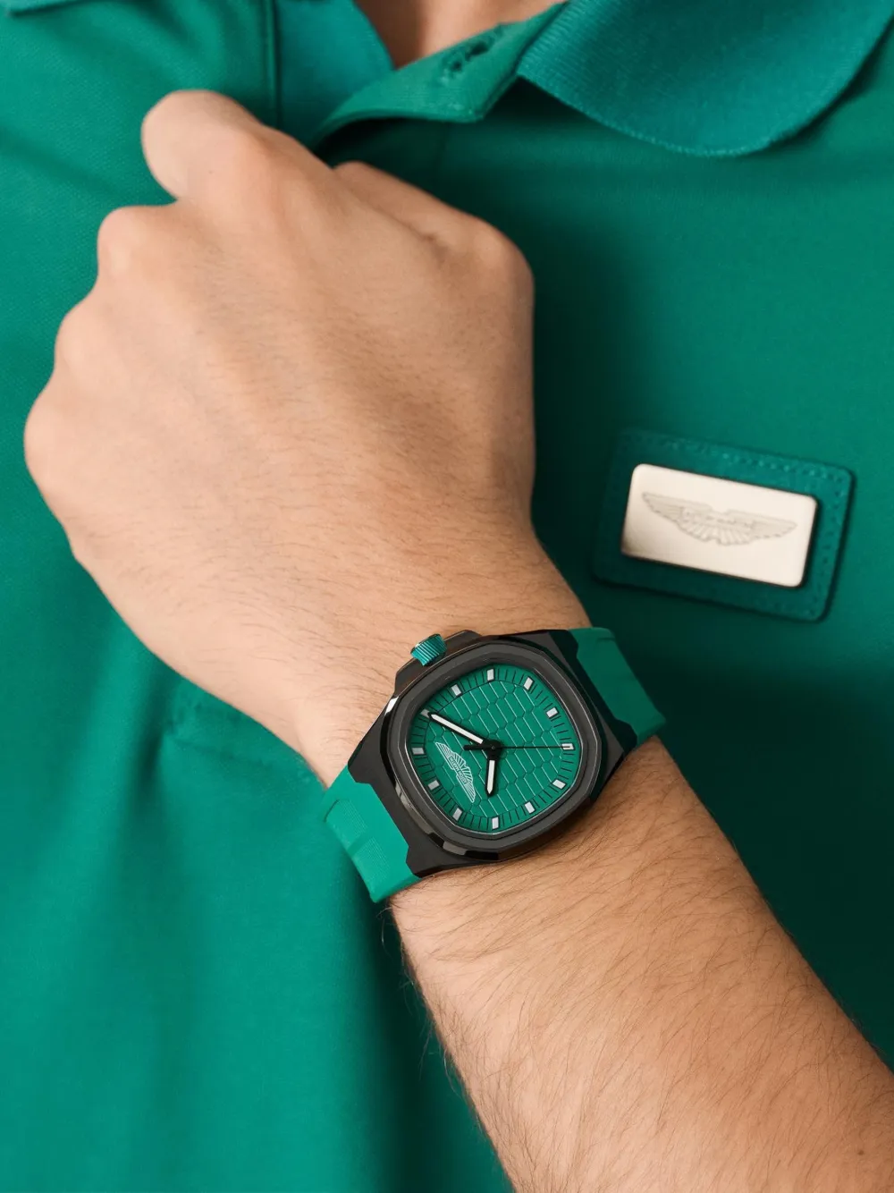 Aston Martin Watches Black Green 40mm Watch - Groen