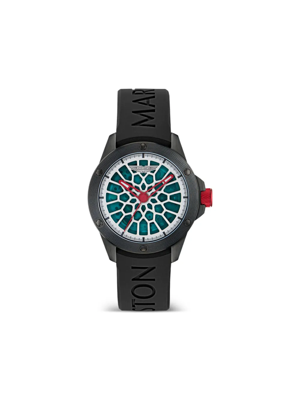 Aston Martin Watches Black Green Dial 41mm Watch - Verde