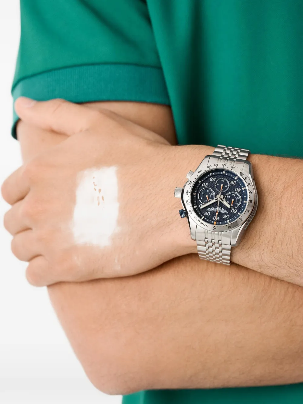 Aston Martin Watches blue dial 42mm watch - Blauw