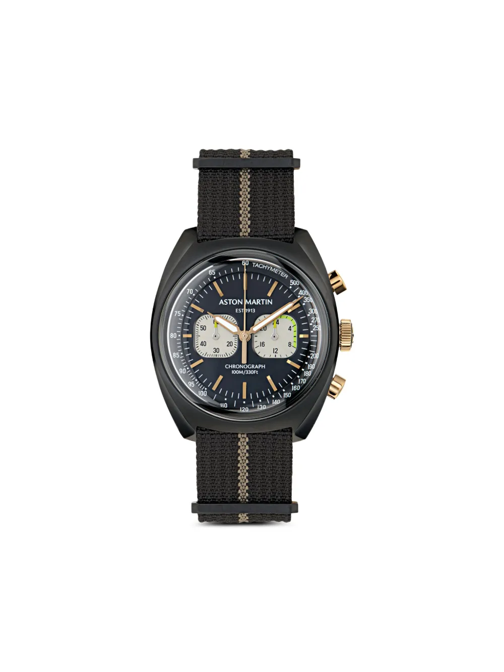 Aston Martin Watches Black Chronograph 43mm watch - Nero