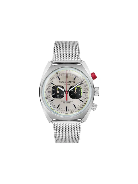 Aston Martin Watches Stainless Steel Chronograph 45mm watch