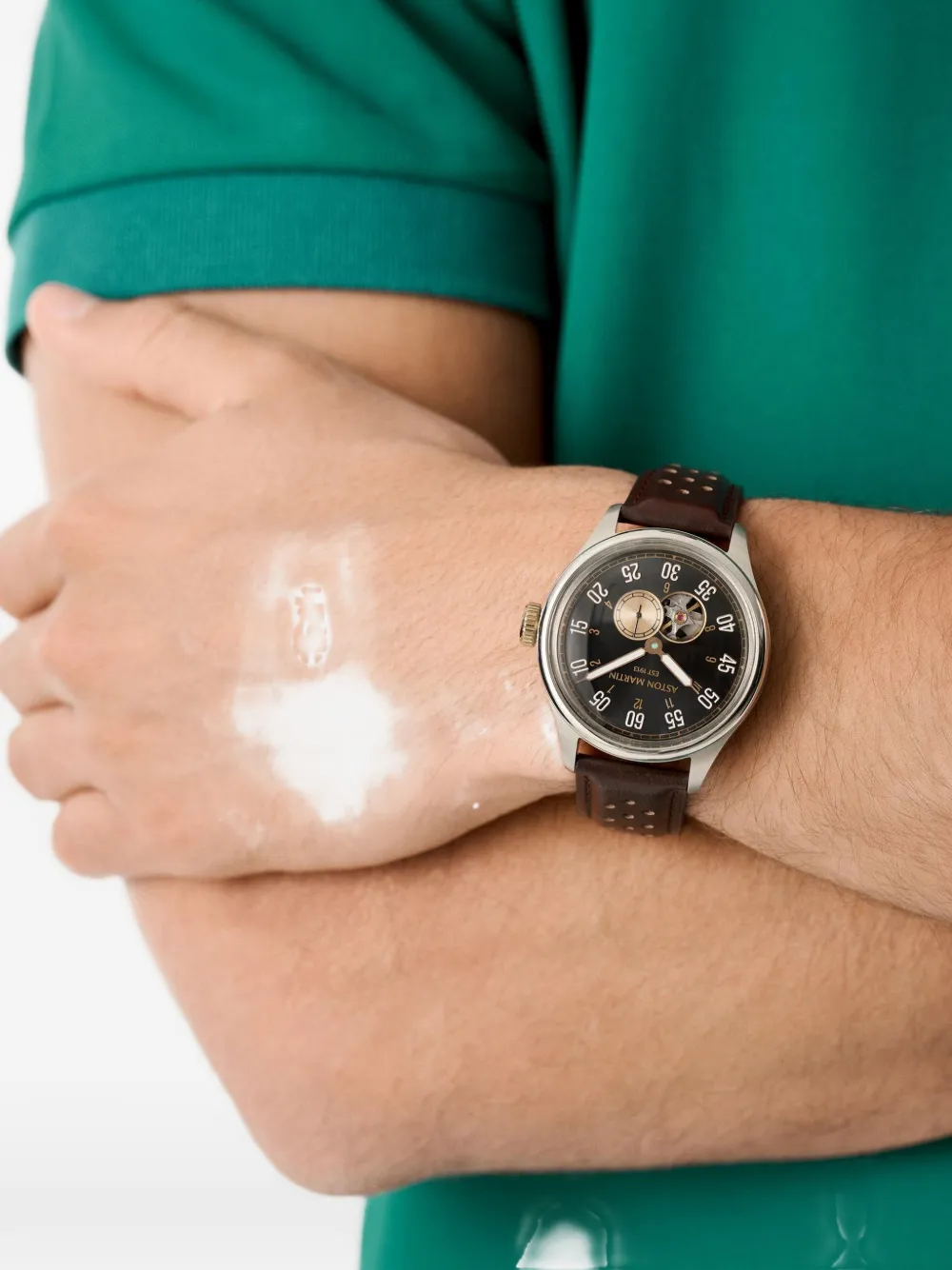 Aston Martin Watches black dial 41mm watch - Zwart