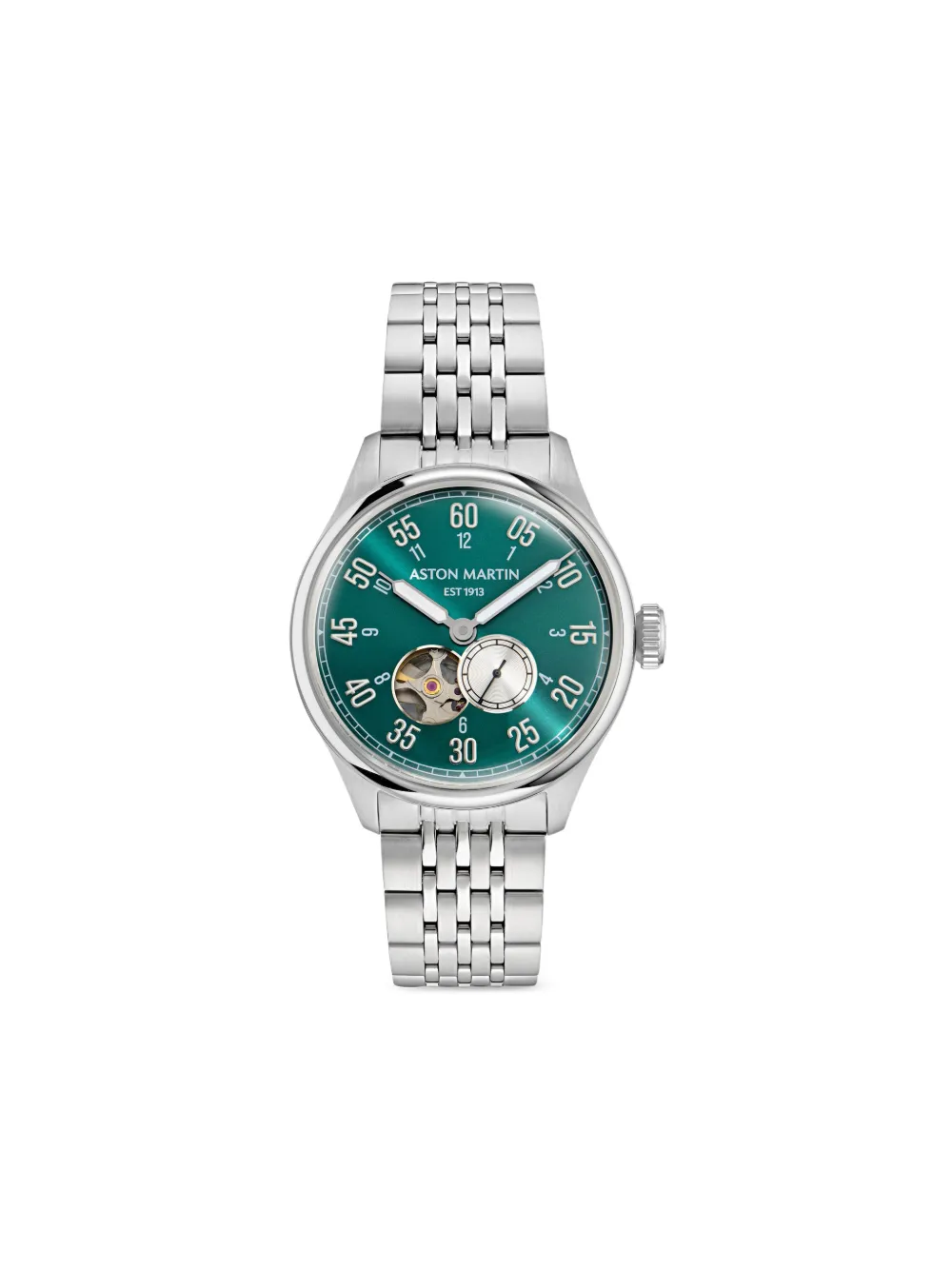 Aston Martin Watches Stainless Steel Green Dial 41mm Watch - Verde