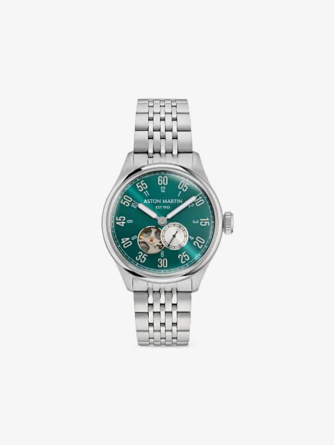 Aston Martin Watches Edelstahl Green Dial Armbanduhr 41mm