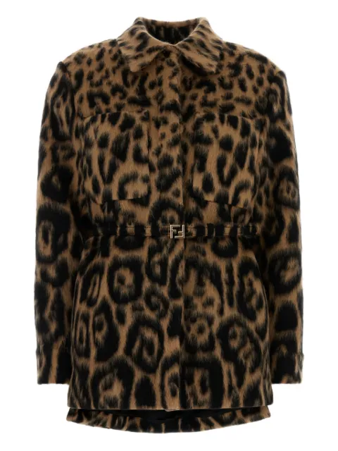 FENDI animal-print jacket