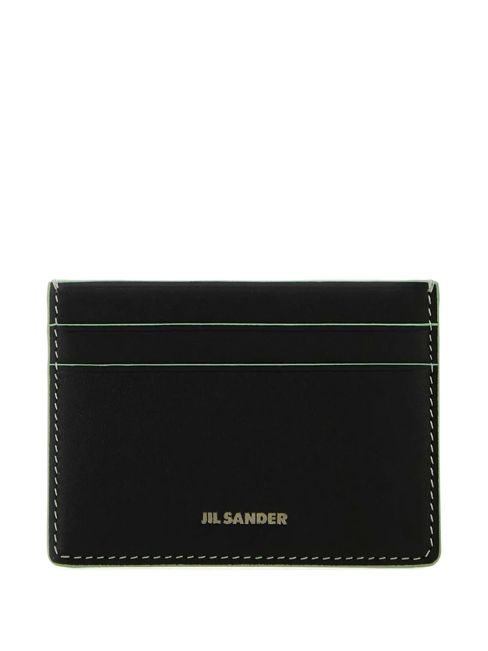 Jil Sander logo-detail leather card holder | Black | Image 1