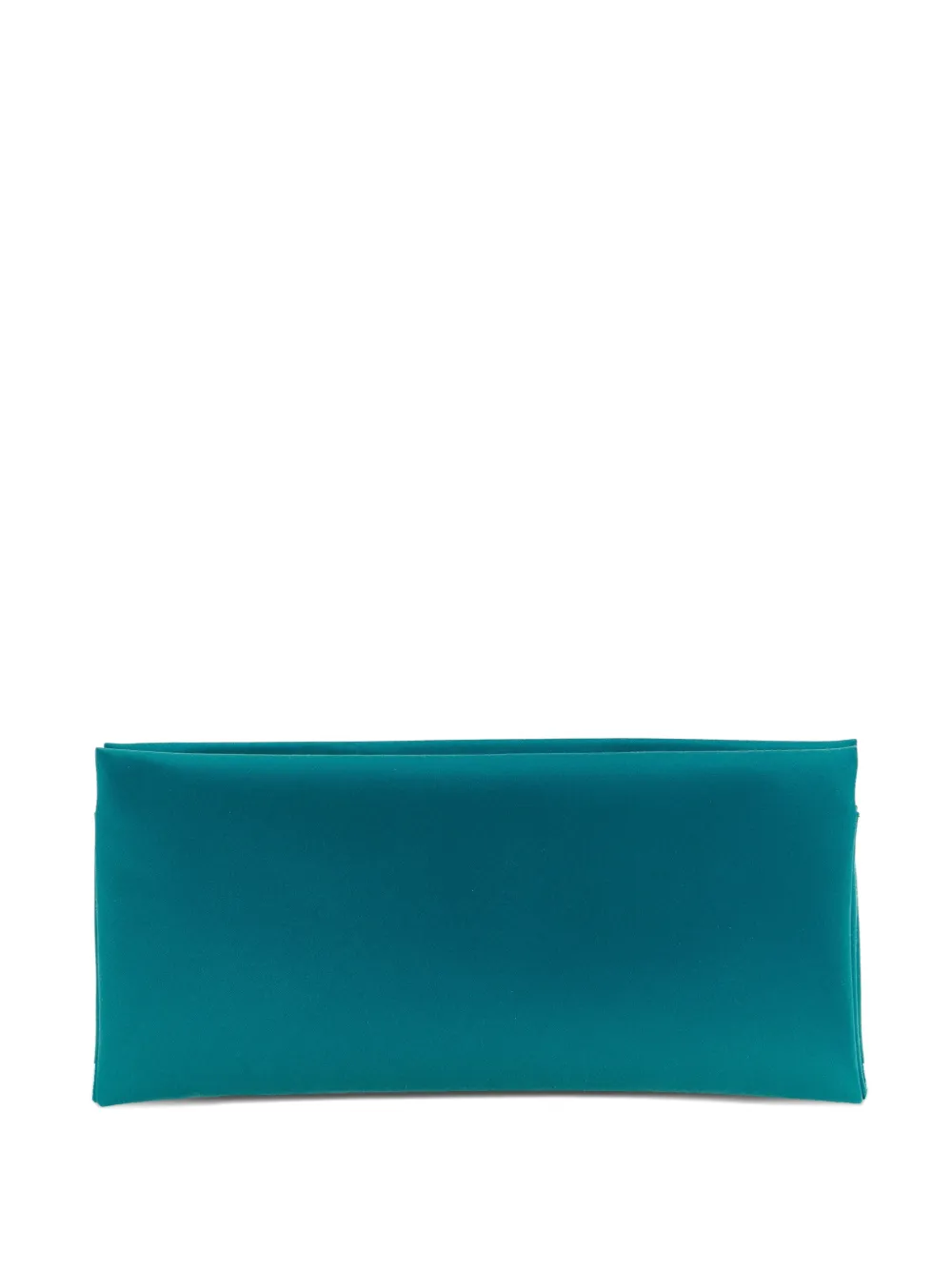 Saint Laurent medium Cassandre-charm clutch bag | Green | Image 1