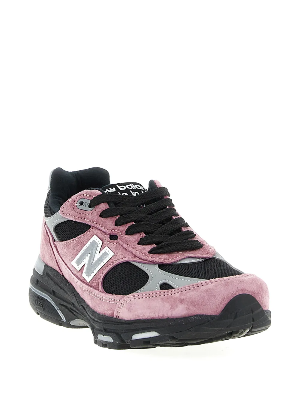 New Balance 993 sneakers met reflecterend logo - Roze