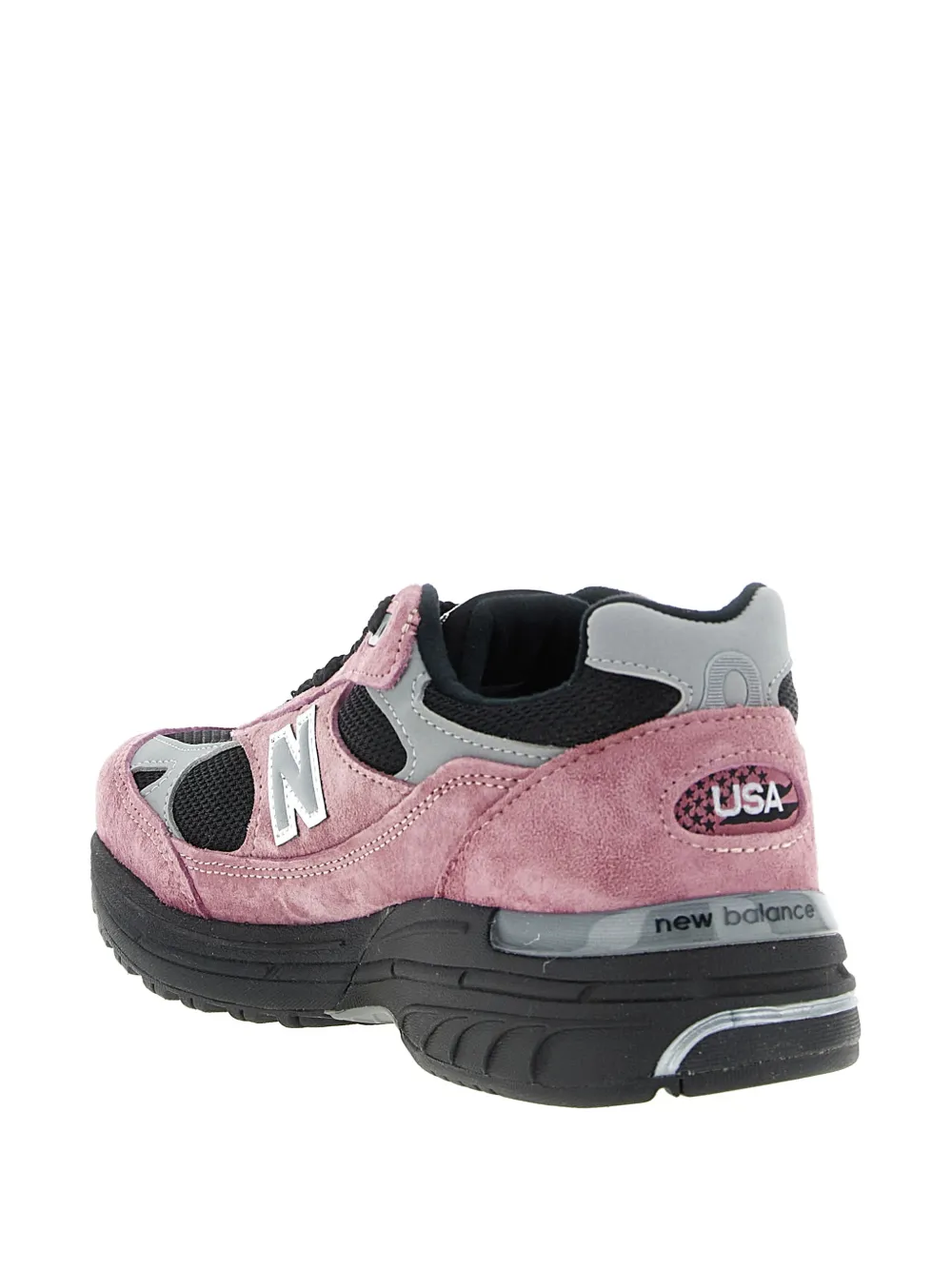 New Balance 993 sneakers met reflecterend logo Roze