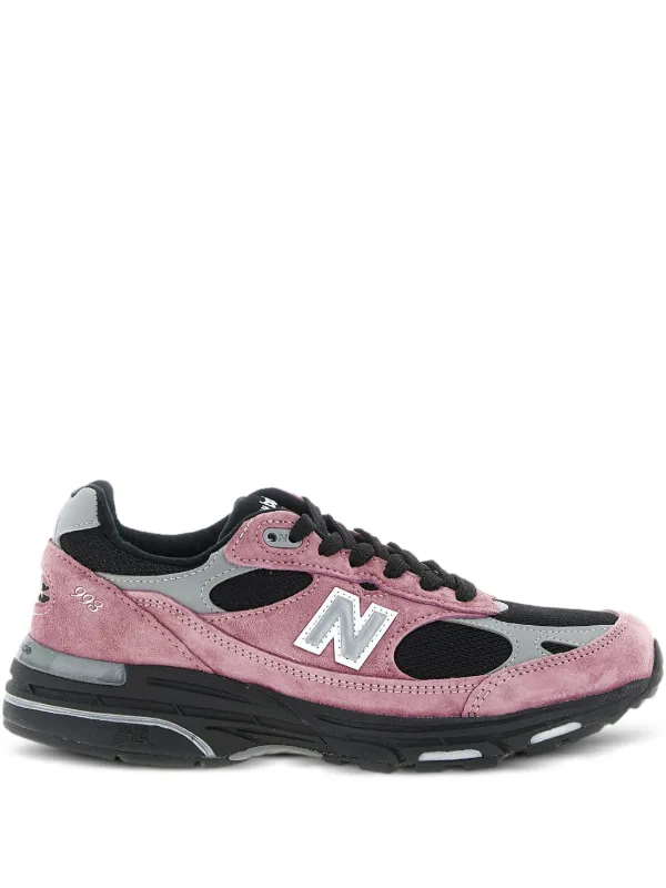 New Balance 993 ロゴ スニーカー | ピンク | FARFETCH JP