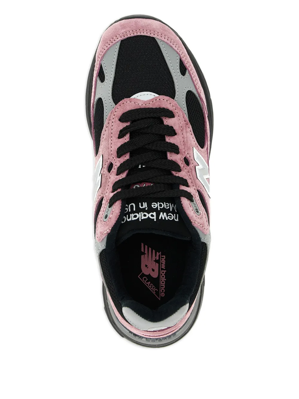 New Balance 993 sneakers met reflecterend logo Roze