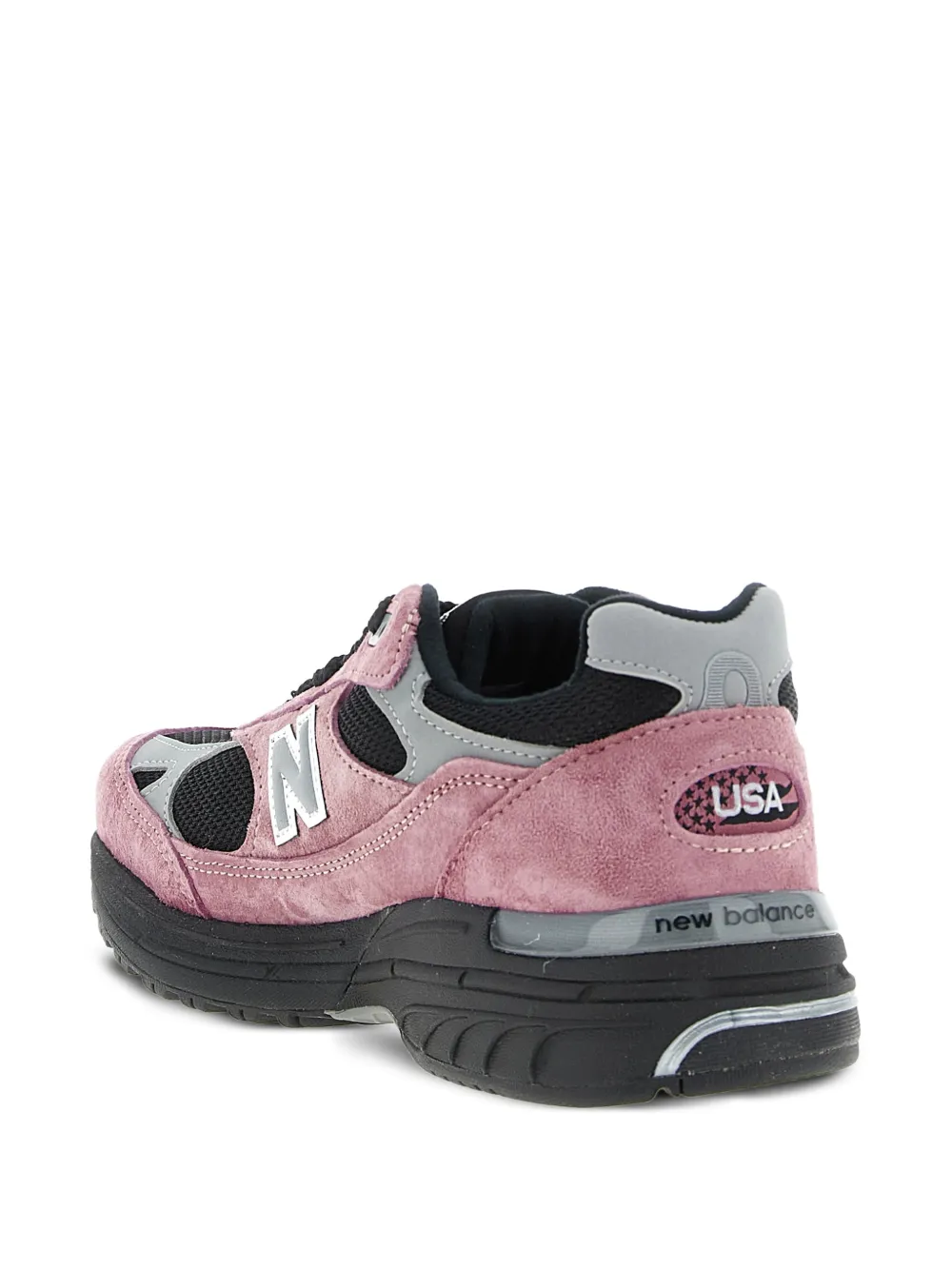 New Balance 993 sneakers met reflecterend logo Roze