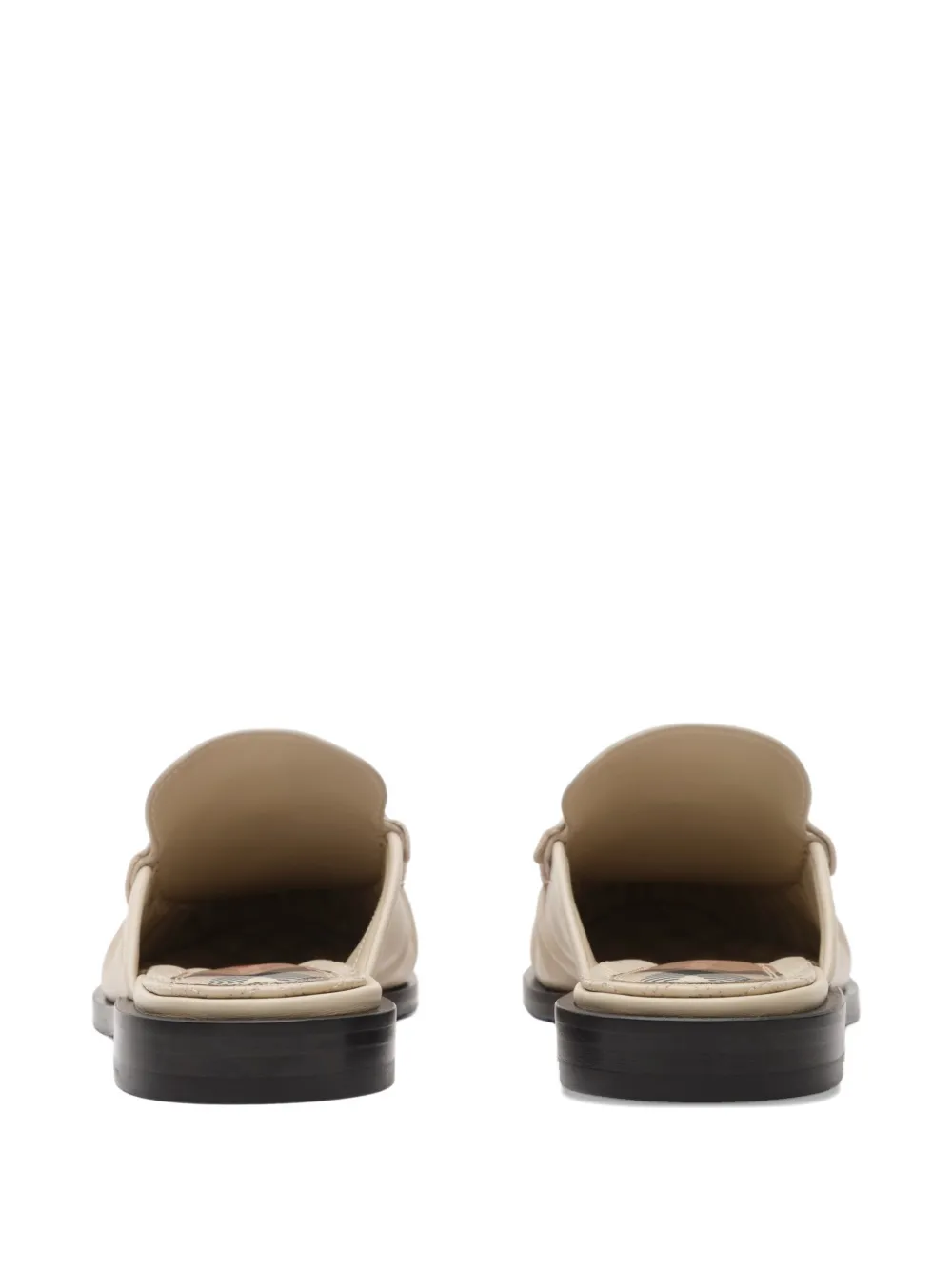 Burberry leather mules Beige