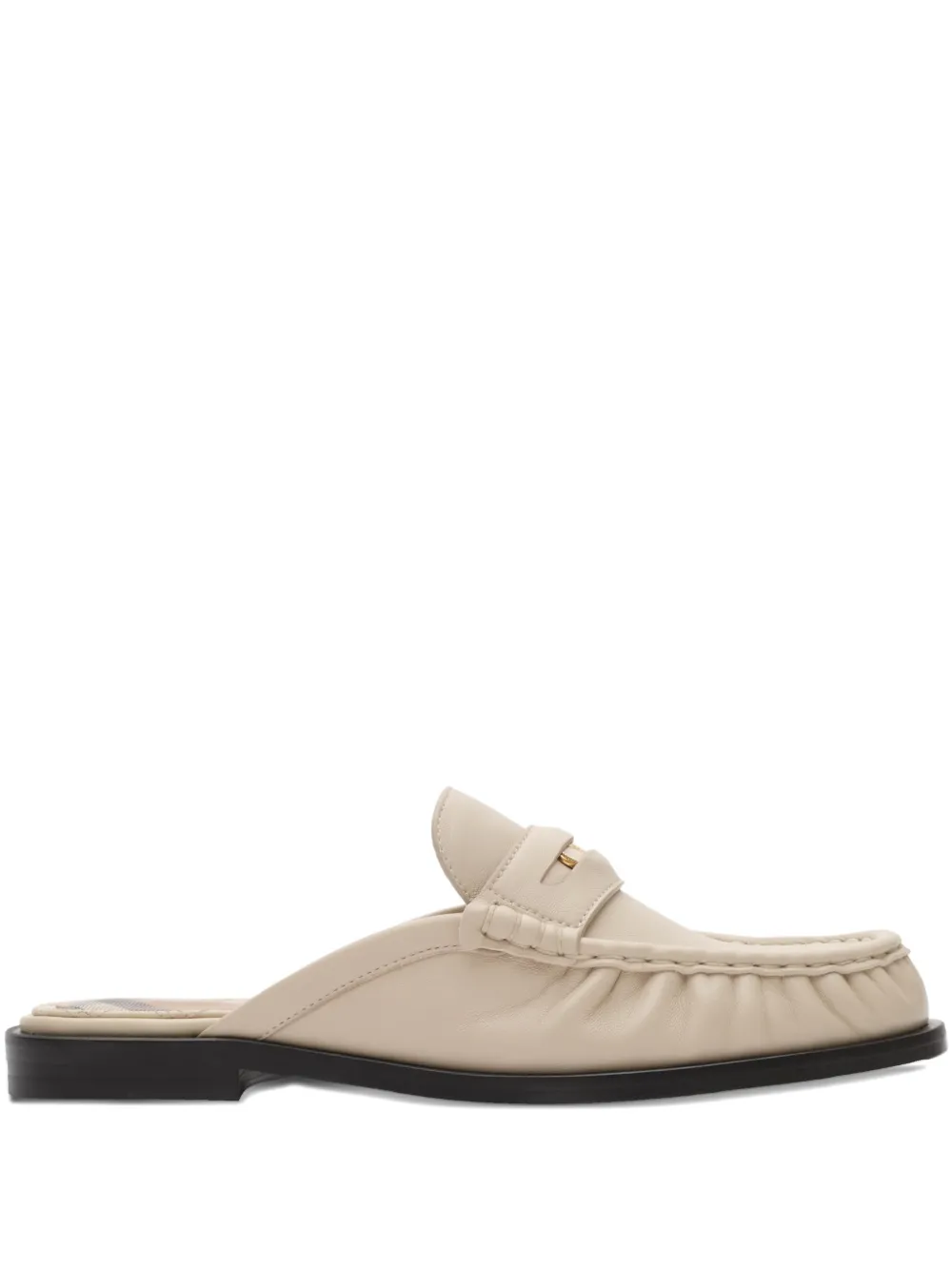Burberry leather mules Beige