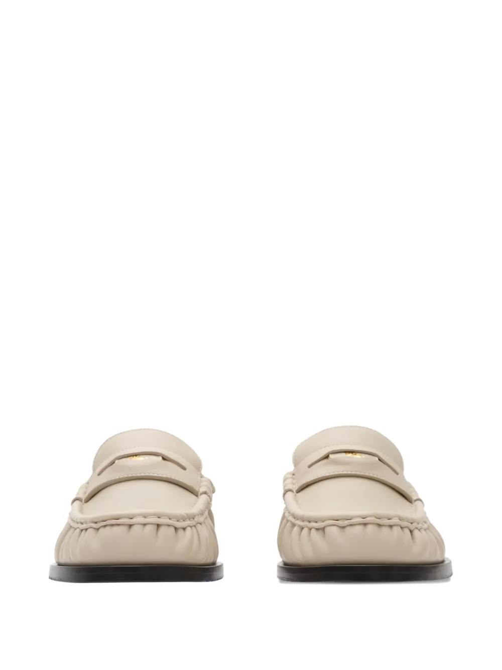 Burberry leather mules Beige