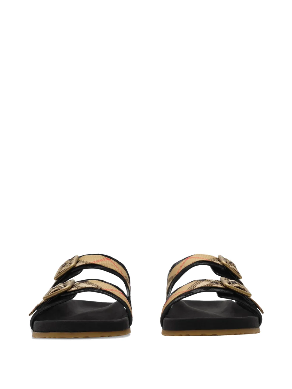 Burberry checked suede sandals | Image 2