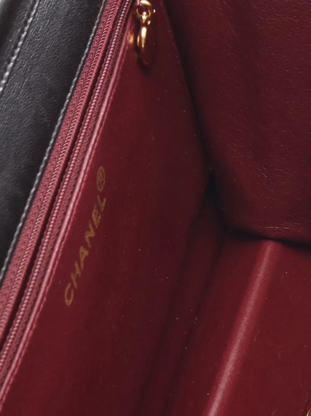 CHANEL Pre-owned 1996-1997 Cc Quilted Lambskin Square Single Flap Crossbody Bag In Black