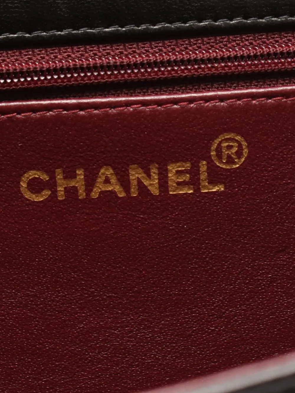 CHANEL Pre-owned 1996-1997 Cc Quilted Lambskin Square Single Flap Crossbody Bag In Black