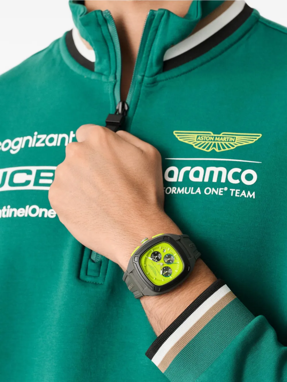 Aston Martin Watches OVR 41 mm horloge - Geel