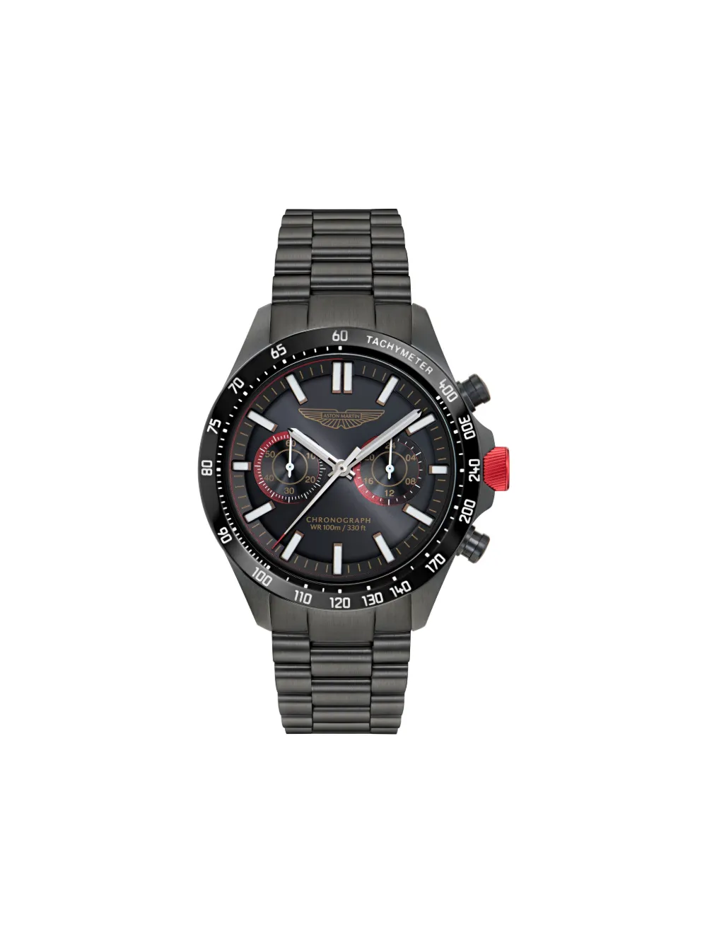 Aston Martin Watches Icon SPT Chronograph 44mm watch - Nero