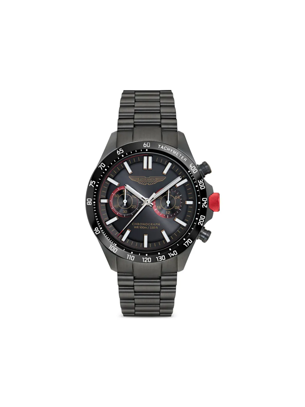 Aston Martin Watches Icon SPT Chronograph 44mm watch - Nero