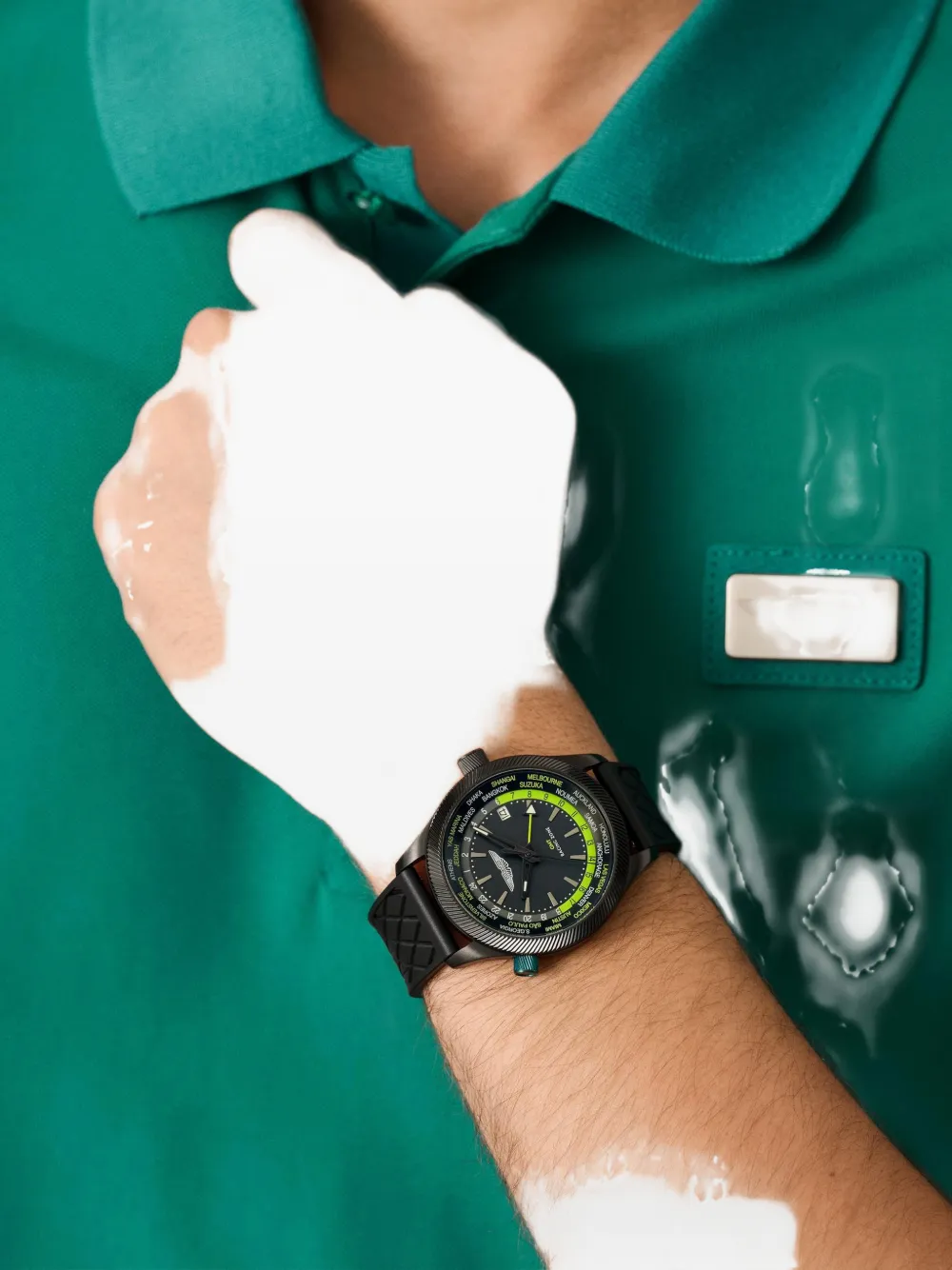 Aston Martin Watches Icon GRZ 41mm watch - Zwart