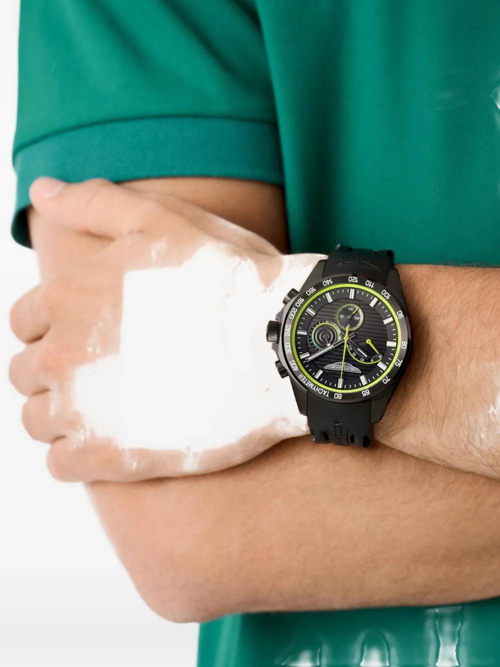 Aston Martin Watches Thrill 44mm watch - Zwart