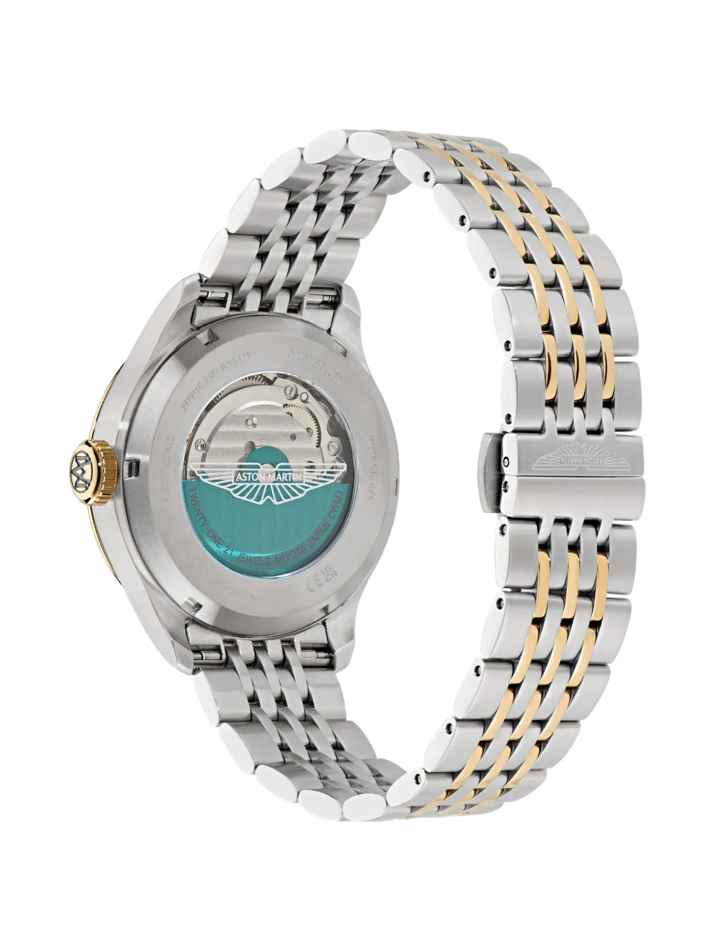 Two Tone Silver Dial 41mm Watch