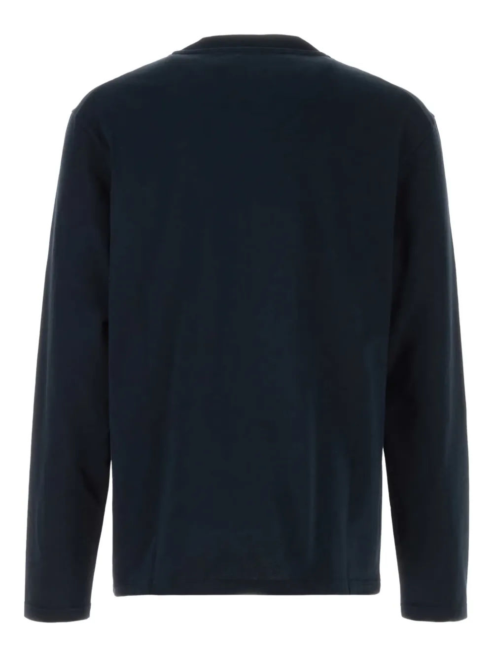 Jil Sander T-shirt met lange mouwen en logo - Blauw