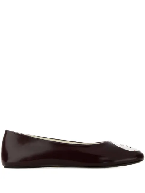 Tory Burch Reva leather flat pumps