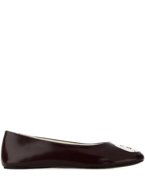 Tory Burch Reva Ballet Flats in Red