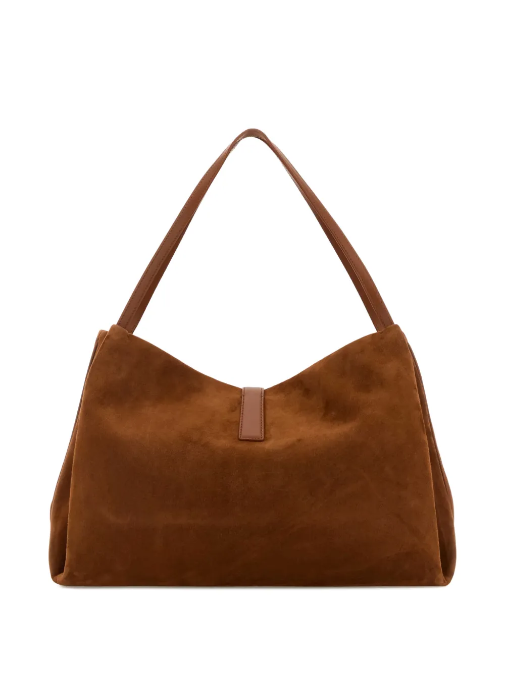 Ferragamo Suede Tote Bag In Brown