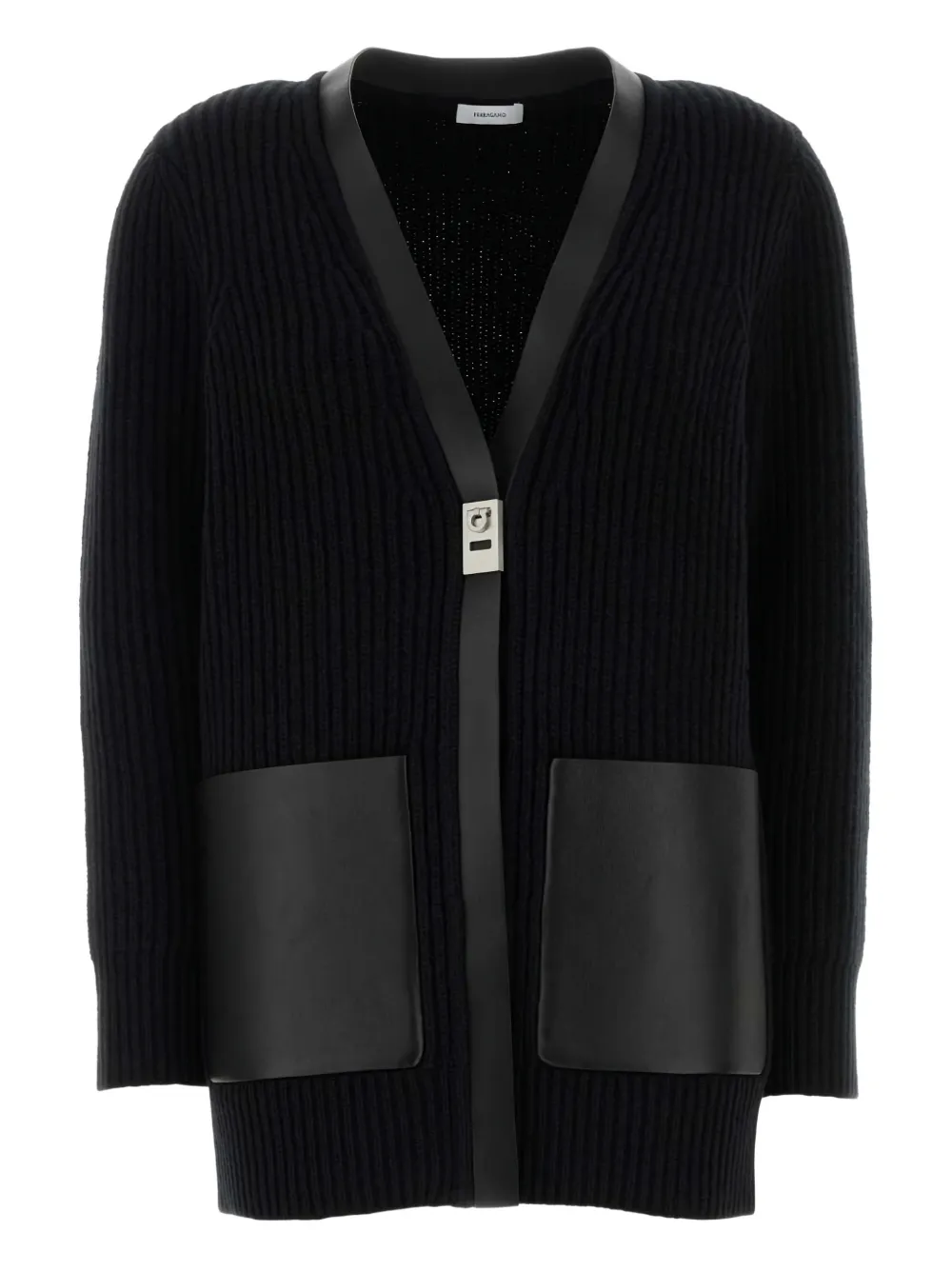 Ferragamo V-neck cardigan - Nero