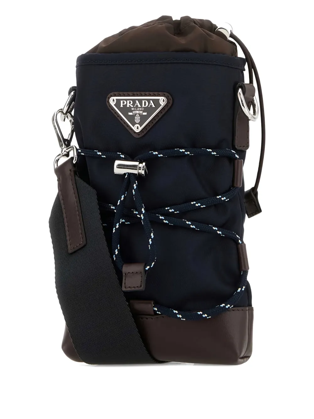  Prada Speedrock Triangle-logo Phone Case - Blue 