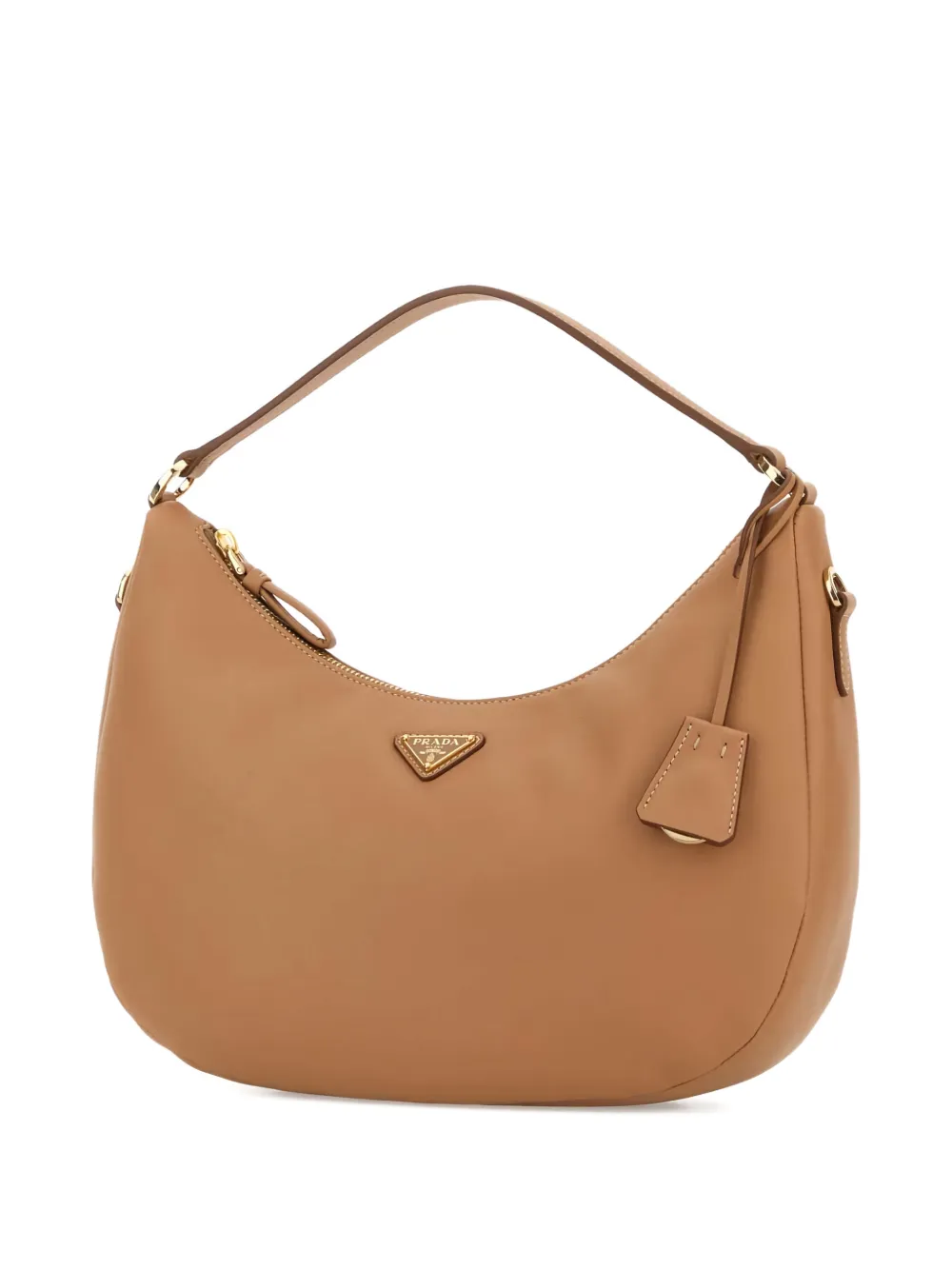 Prada Leren schoudertas Bruin