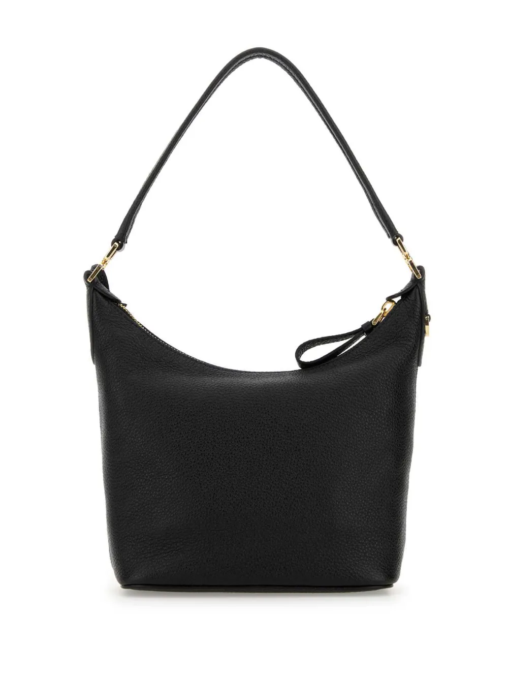 Prada calf leather logo tote bag - Zwart