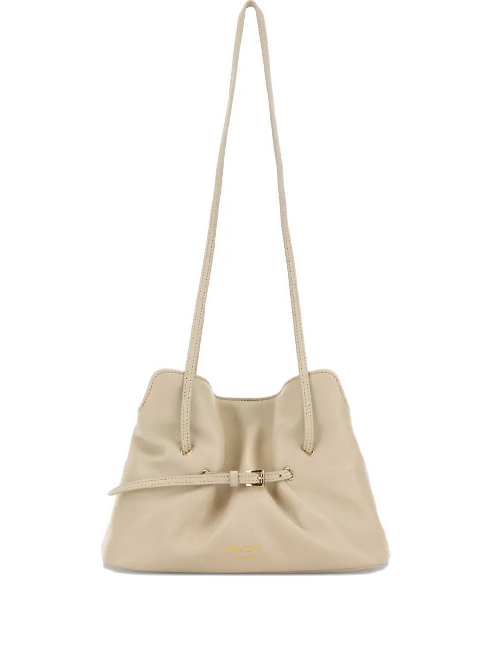 Prada small Dana leather toe bag - Toni neutri