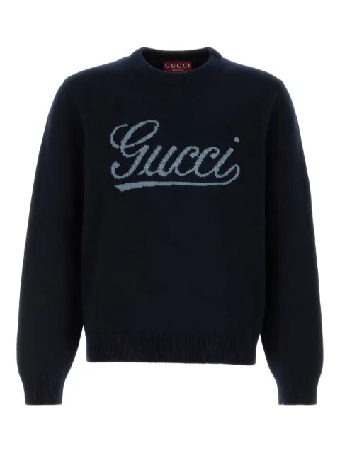 Gucci logo-embroidered sweater