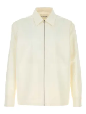 Jil Sander ジップアップ シャツ | ホワイト | FARFETCH JP