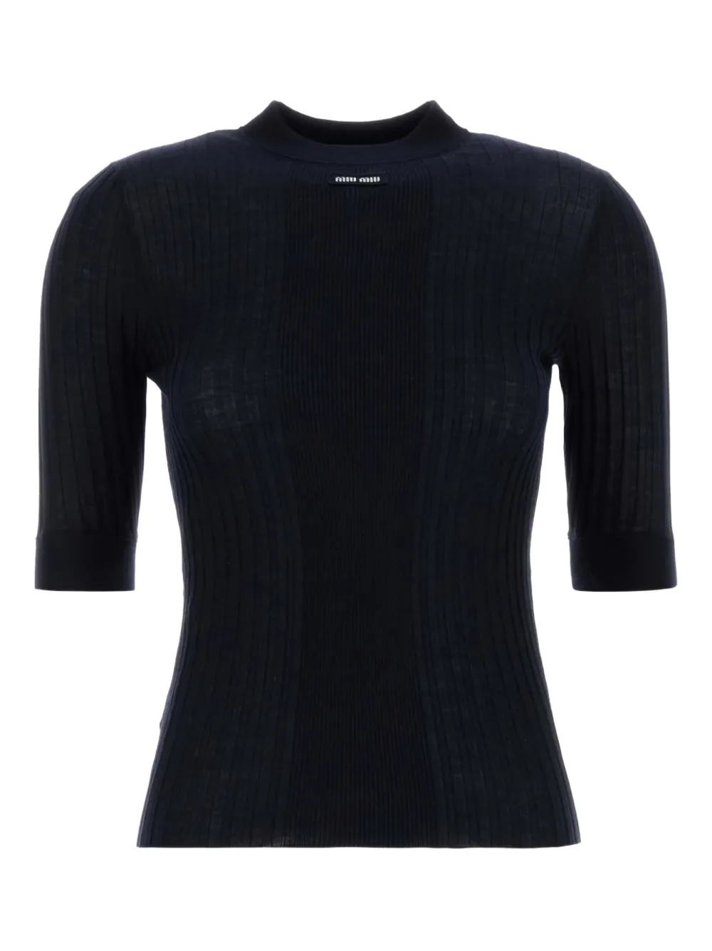 Miu Miu virgin wool top | Blue | Image 1